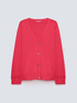 ECOVERO&trade; viscose V-neck cardigan image number 3