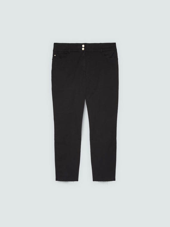 Skinny Cotton Trousers