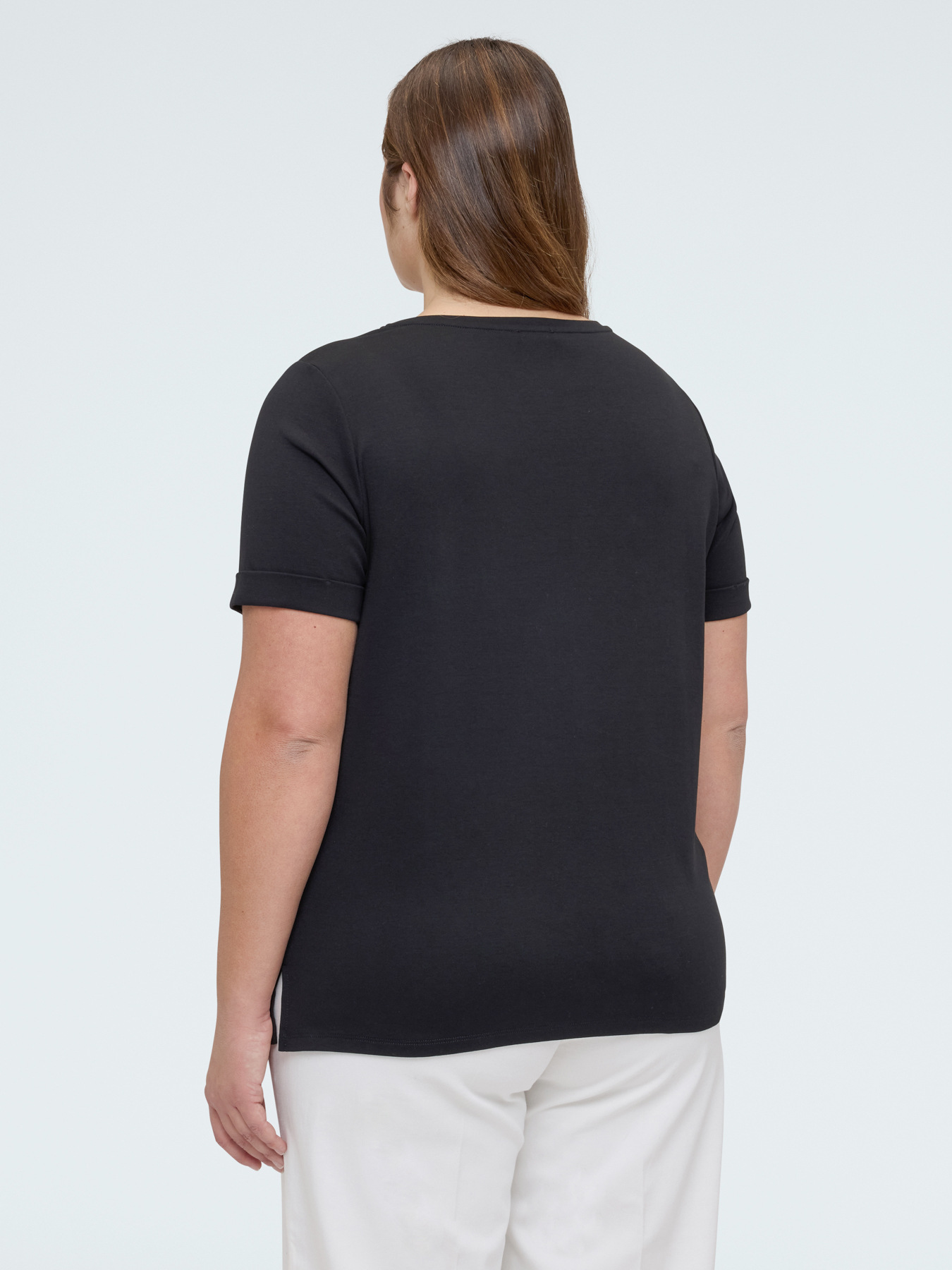 Camiseta de algod&oacute;n con bolsillo decorado image number 1