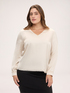 Satin blouse with fringe image number 0