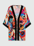 Kimono multicolore avec viscose LENZING&trade; ECOVERO&trade; image number 5