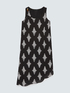 Sleeveless printed dress image number 4