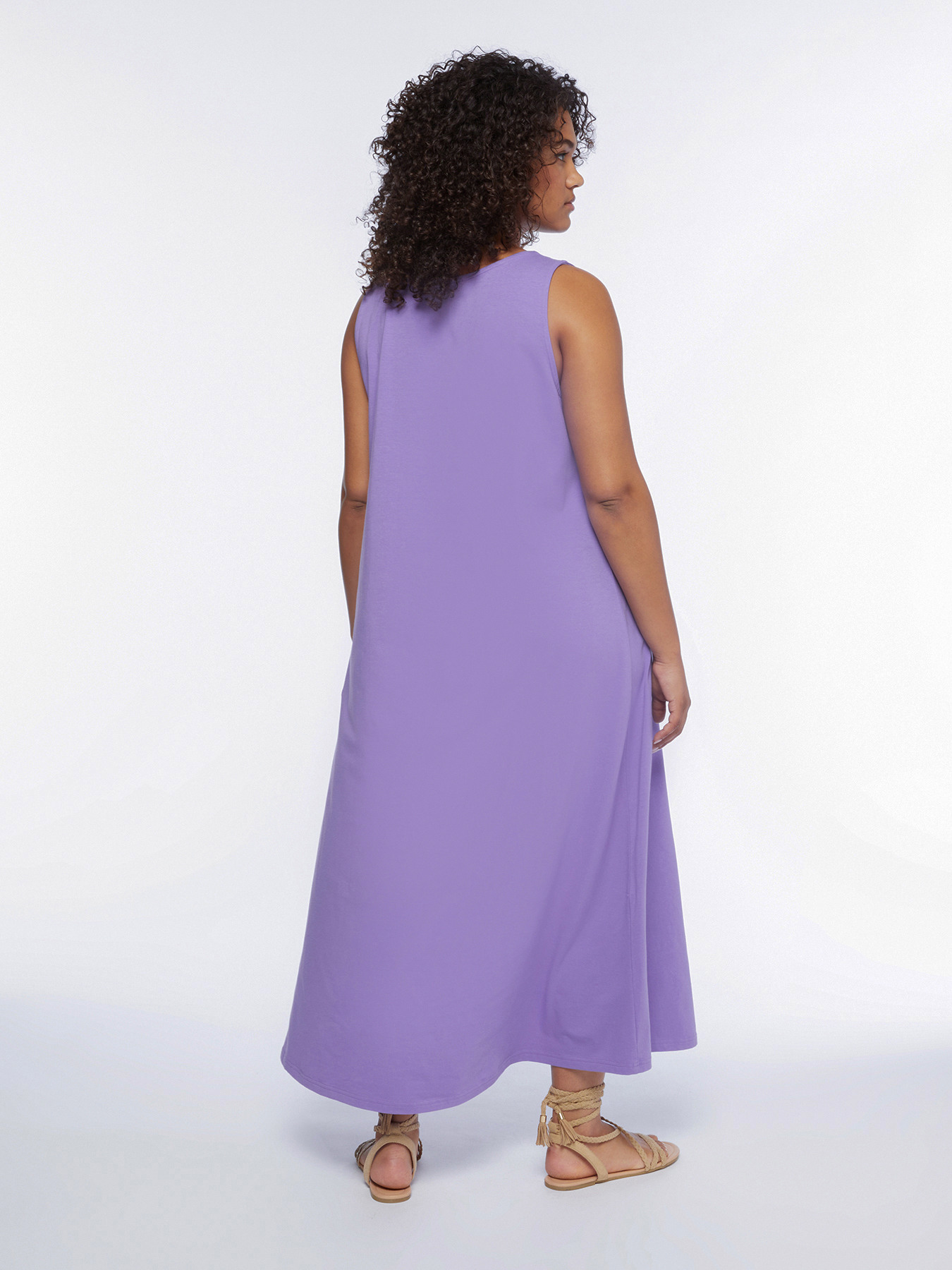 Vestito lungo in jersey image number 1