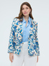 Blazer &agrave; imprim&eacute; floral image number 2