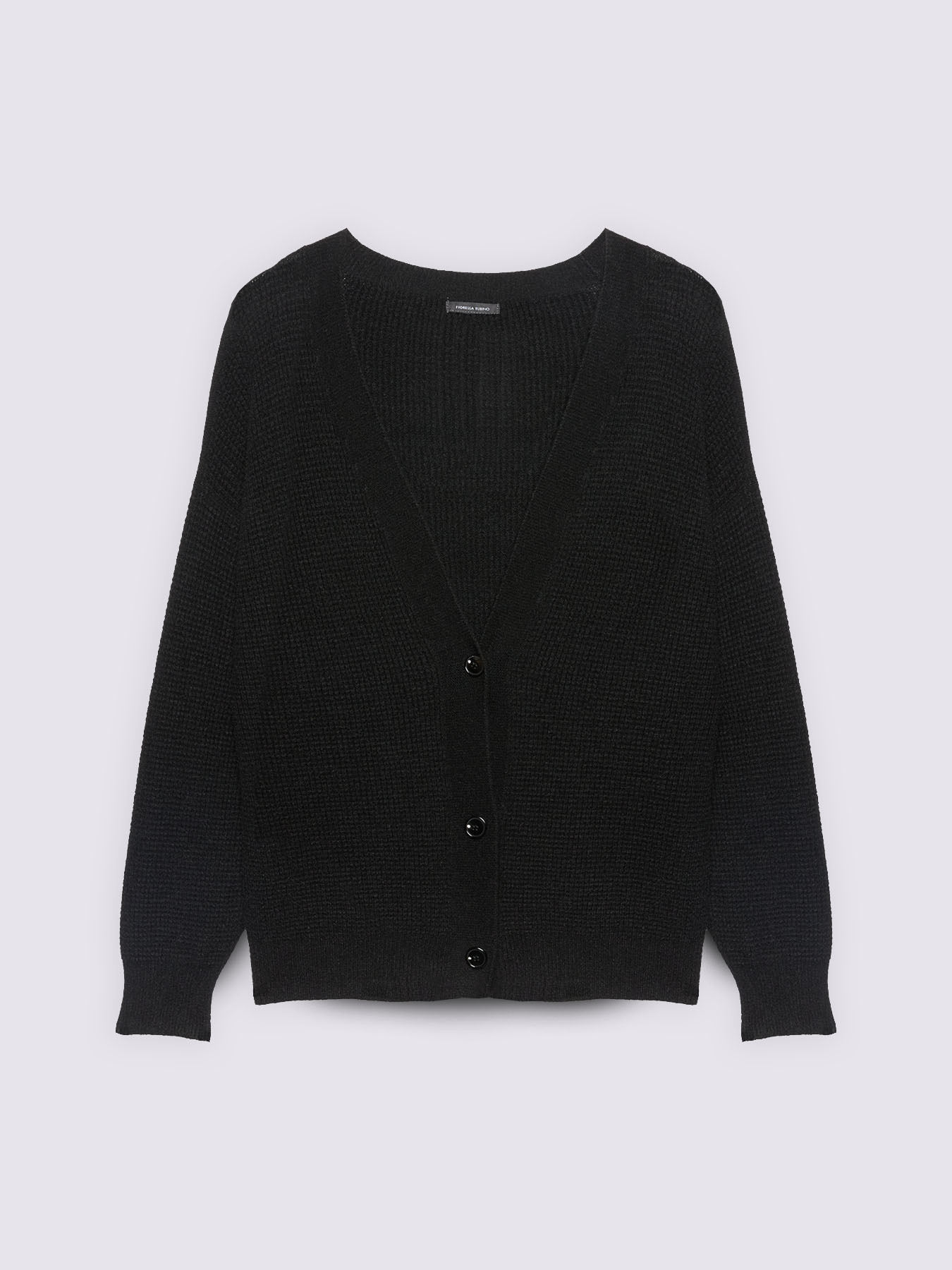 V-neck knit cardigan image number 4