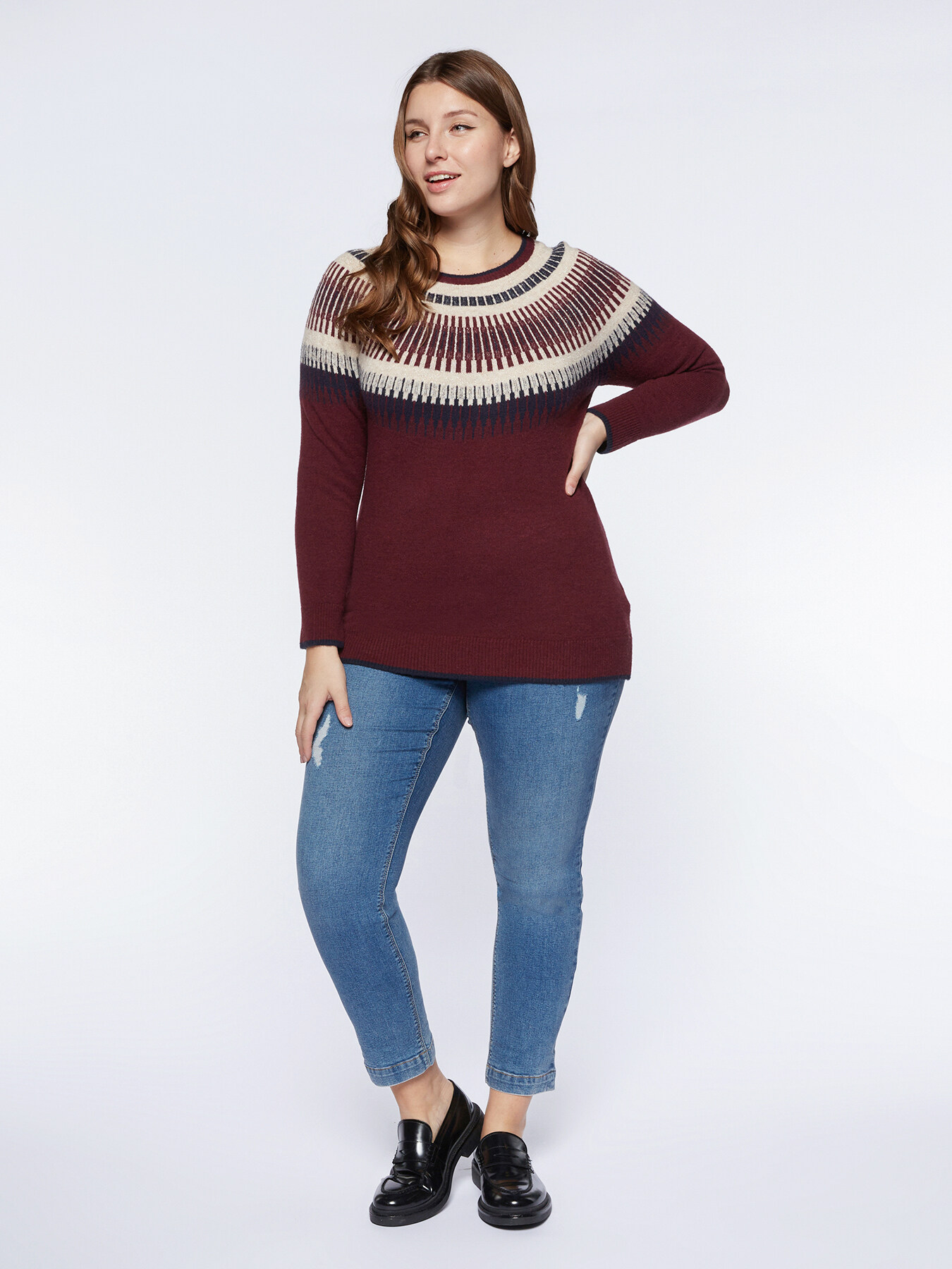 Pull jacquard fair isle image number 3