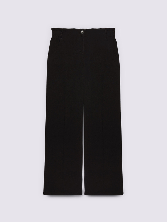Wide Leg Pants in scuba fabric
