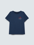 Cotton t-shirt with lettering image number 4