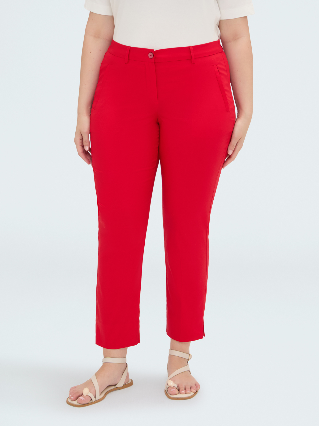 New York stretch cotton trousers image number 3