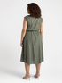 Striped lurex dress with strings image number 1
