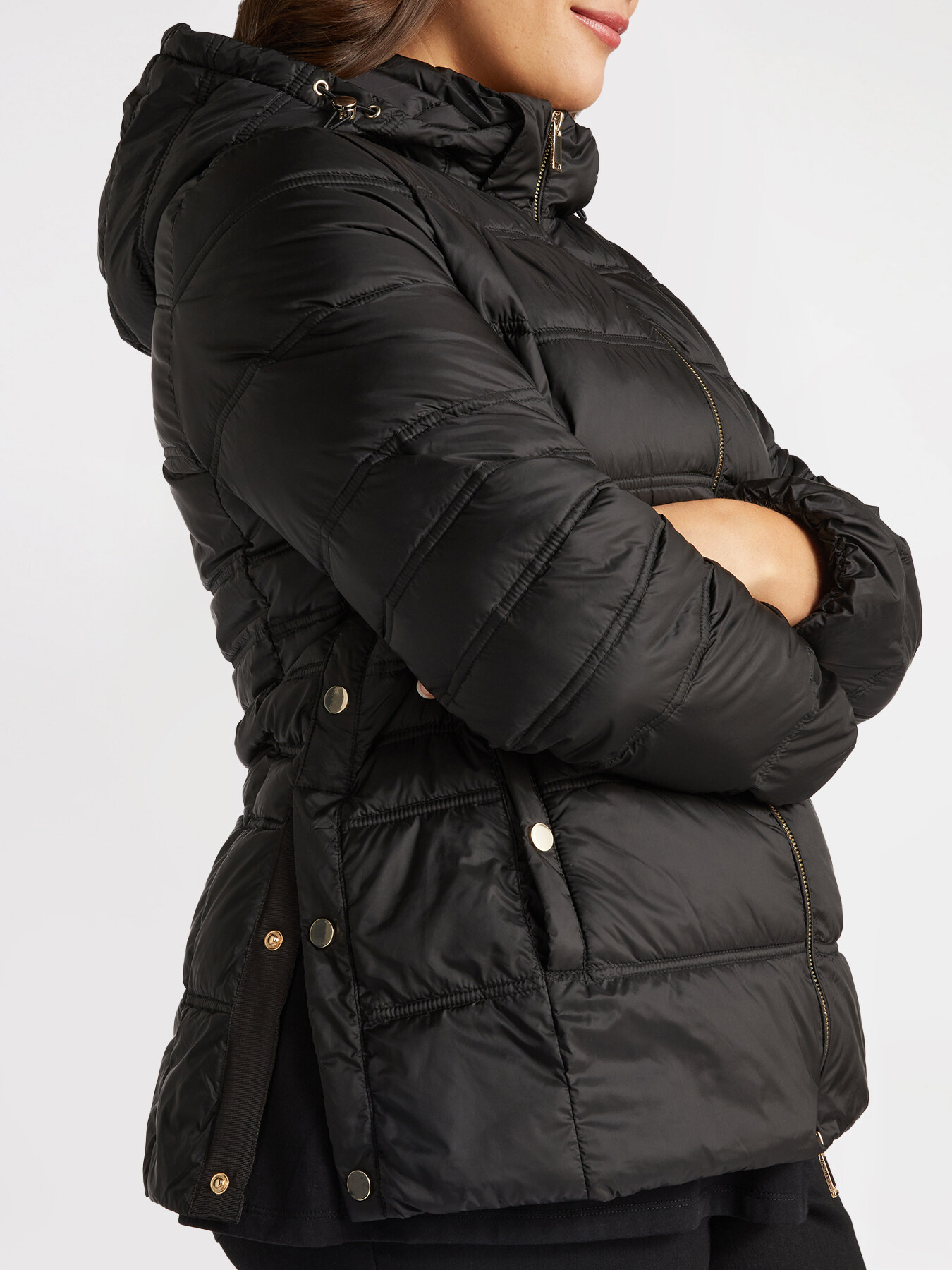 Quilted down jacket with Sorona&reg; Aura padding image number 3