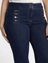 Button-front flared jeans image number 2