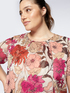 Floral crepon blouse image number 3