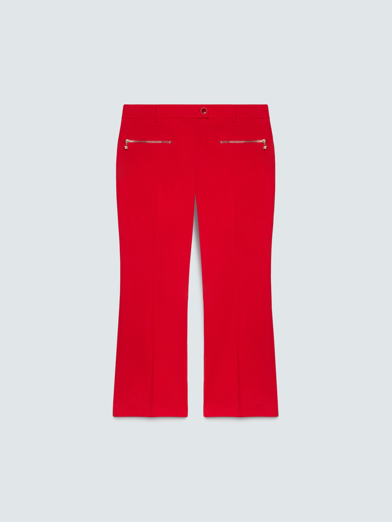 Kick Flare Pants in lightweight cotton image number 5