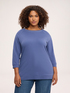 T-Shirt aus Baumwolle mit Strasssteinen und Nieten image number 0