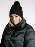 Down jacket with wave top-stitching image number 2