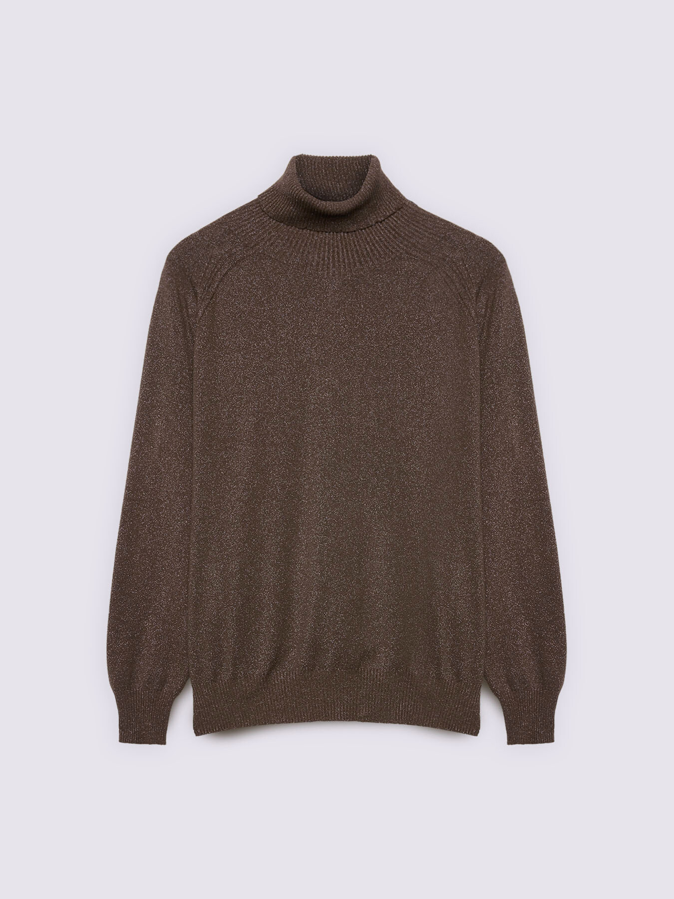 Viscose blend turtleneck sweater image number 4