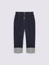 Jean raccourci avec revers maxi image number 5