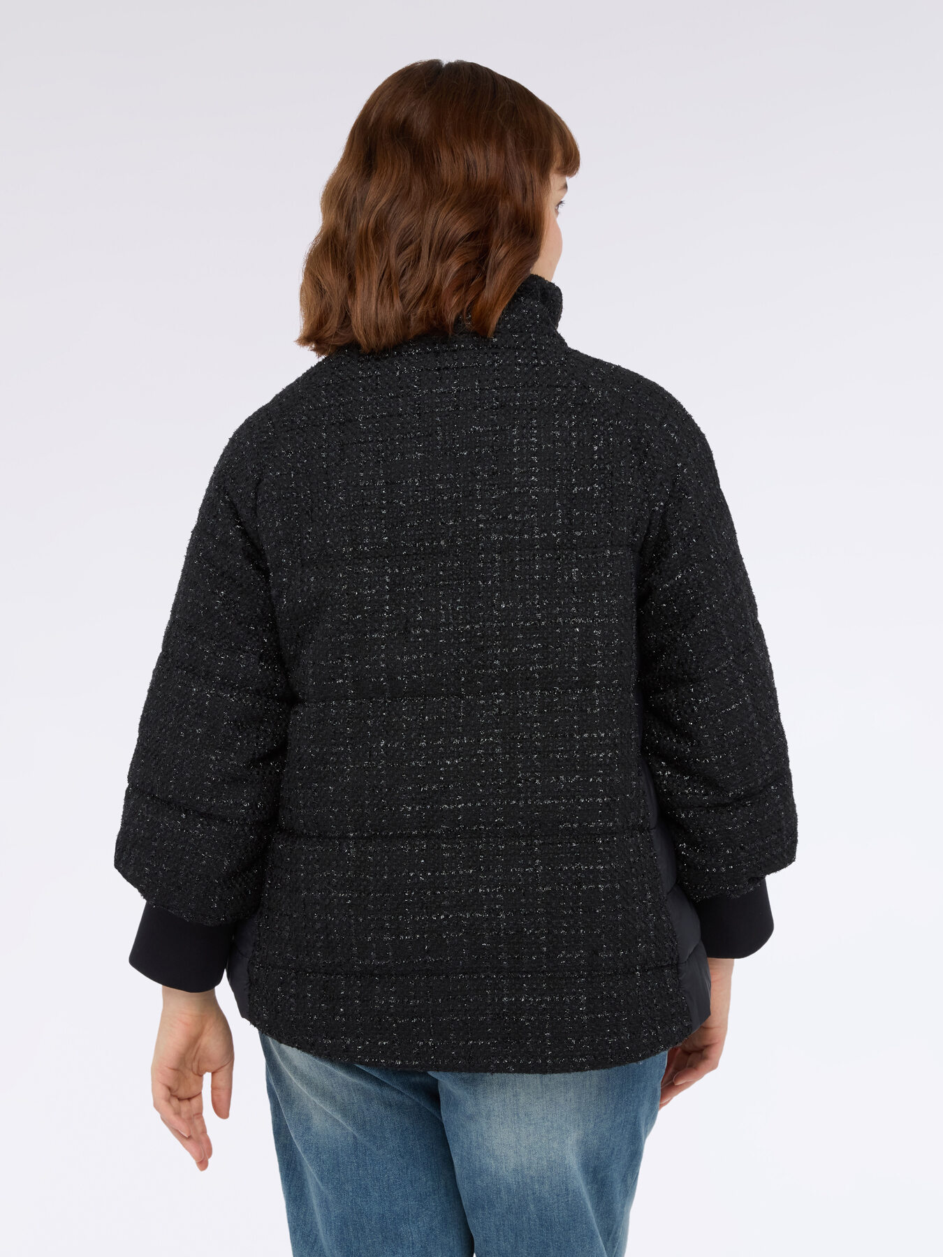 Daunenjacke mit zweifarbigem Design image number 2