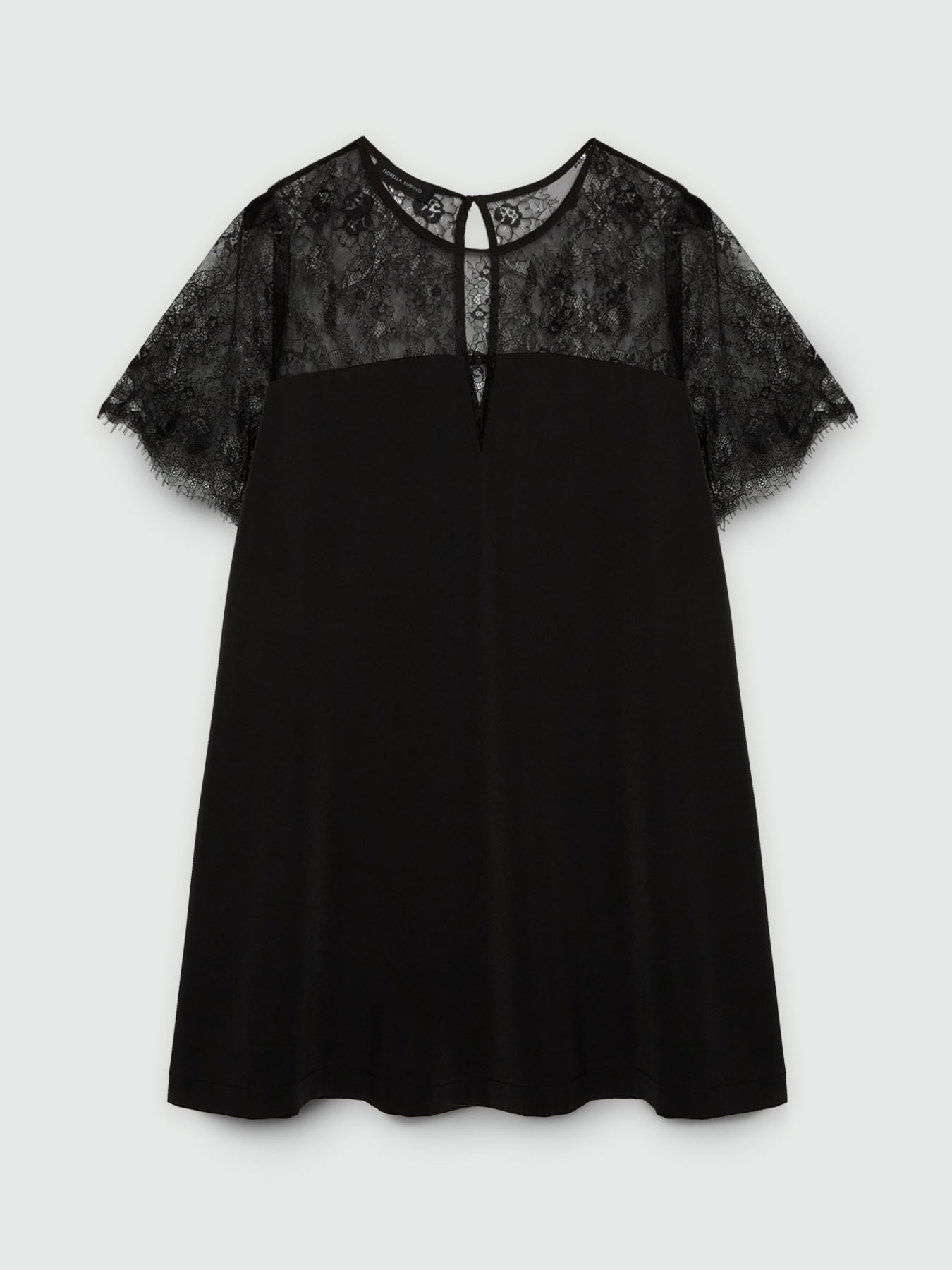 Short dress with lace image number 5