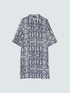 Viscose shirtdress with print image number 4