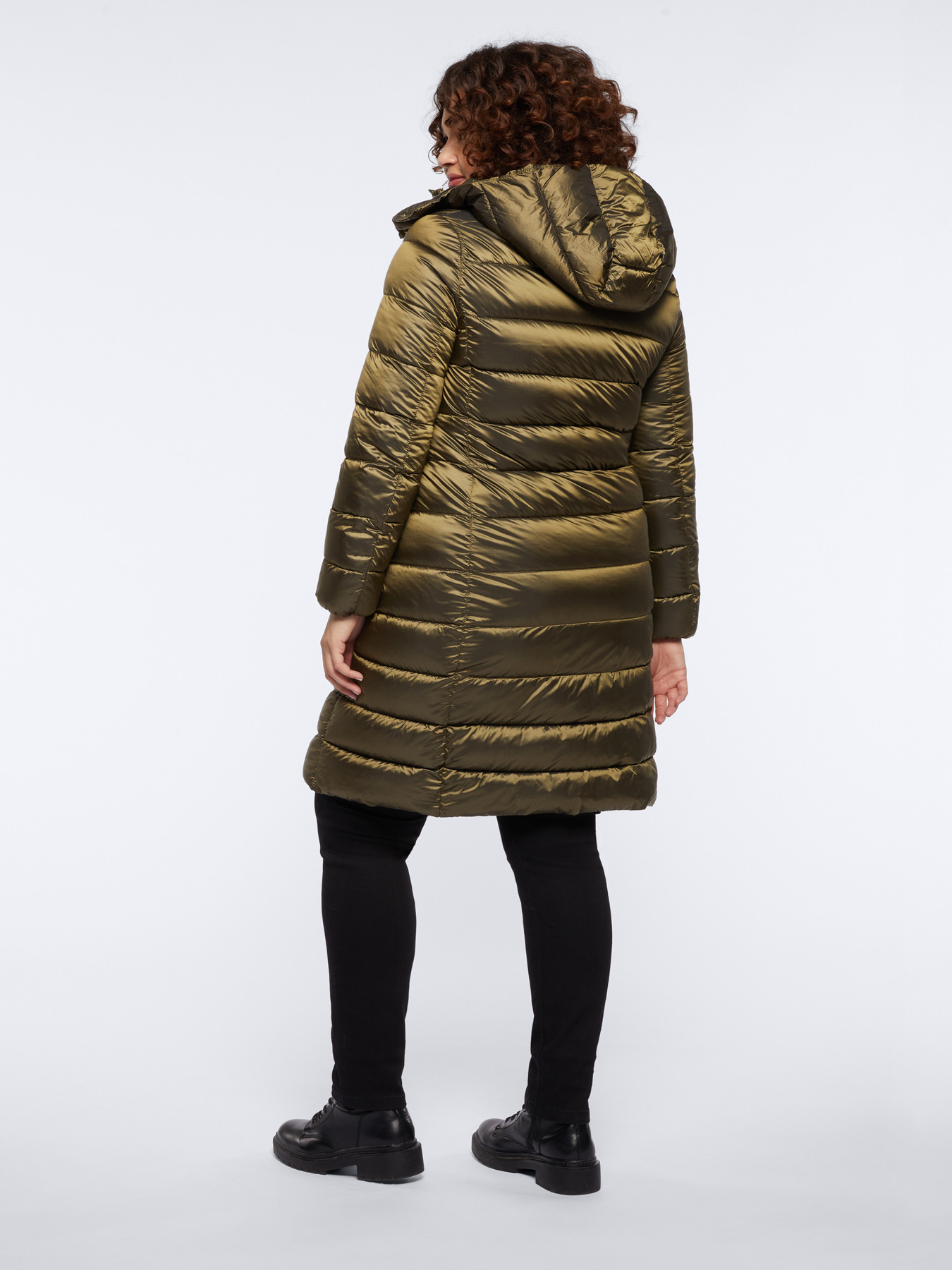 Piumino lungo in Sorona&reg; Aura image number 1