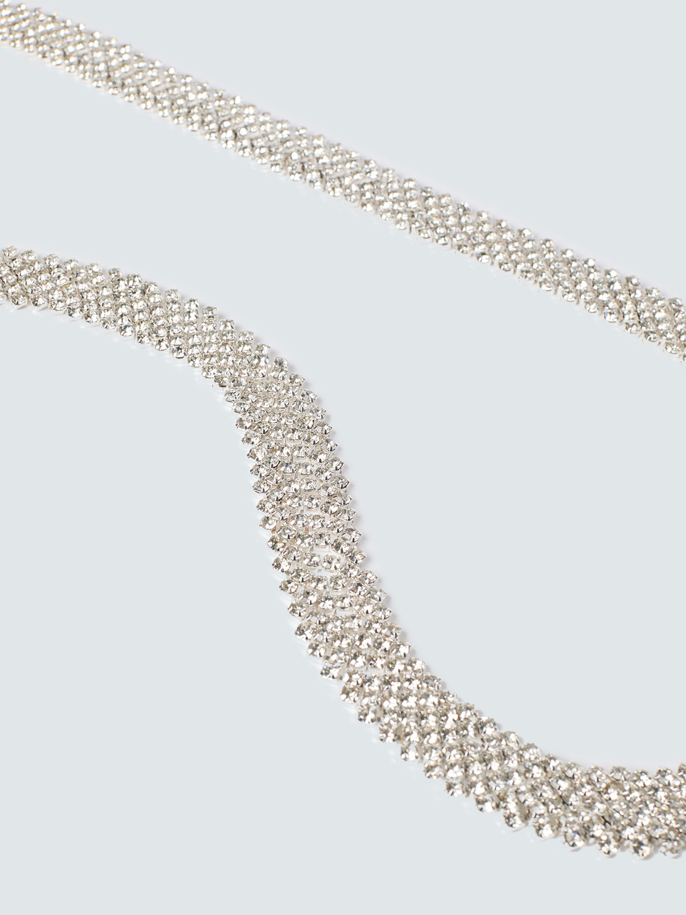 Chain belt with crystal embellishments image number 2