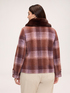 Double-breasted jacket in checked wool blend image number 3