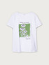 Cotton T-shirt with print image number 3