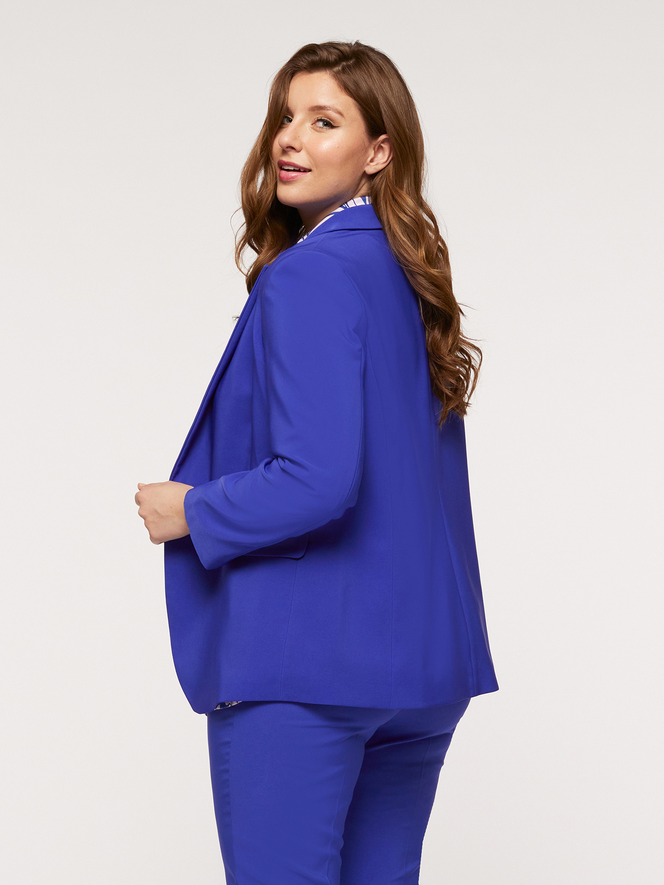 Technical fabric blazer jacket image number 1