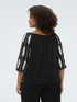 Off-shoulder blouse with embroidery image number 1