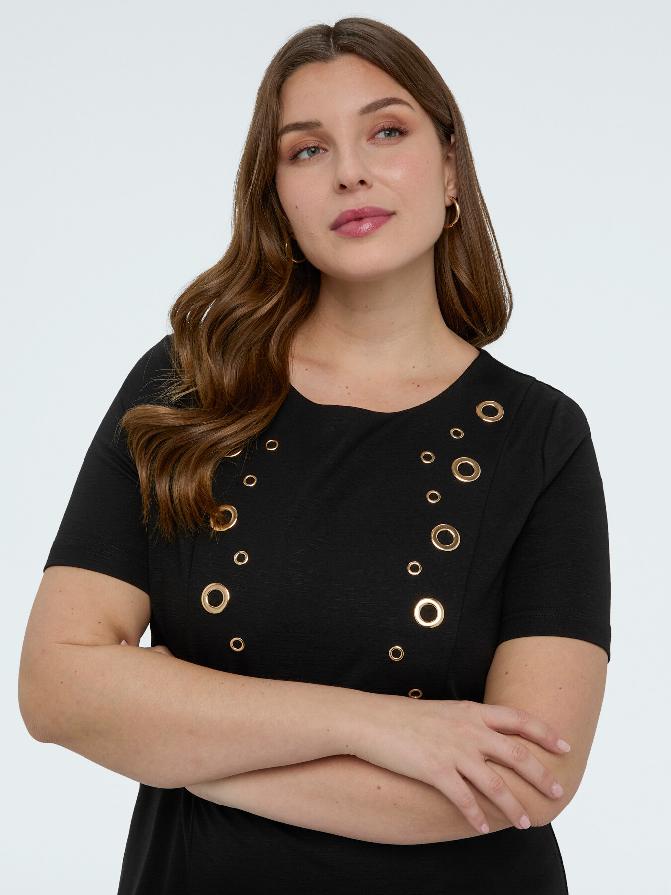 Robe en Point de Milan avec &oelig;illets image number 3