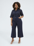 Linen and viscose blend trousers image number 3