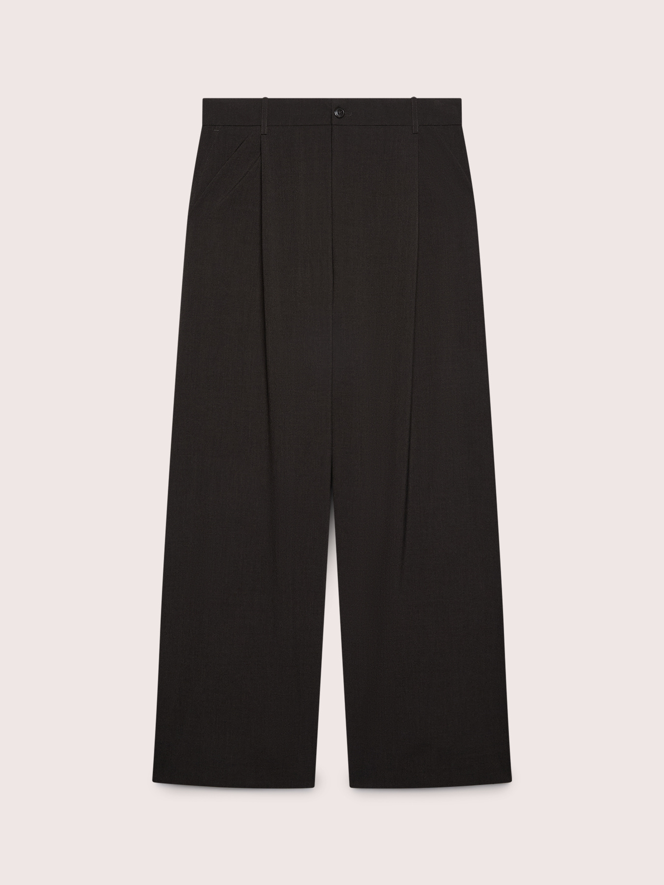 Wide-leg trousers with wrap closure image number 4