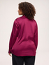Stretch viscose satin shirt image number 1