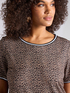 Oversized animal print T-shirt image number 4