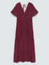 Long Smile viscose dress image number 4