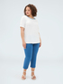 Pantalones Capri con aberturas image number 2