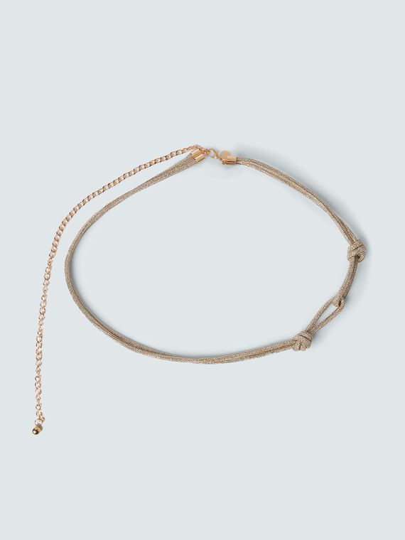 Ceinture effet cordon avec n&oelig;uds super lumineuse