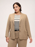 M&eacute;lange fabric blazer image number 0
