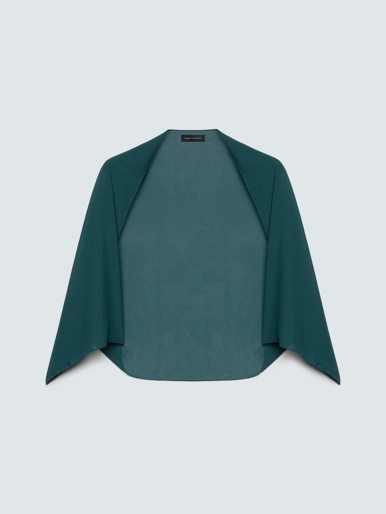 Georgette shrug with asymmetric cut image number 1