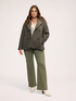 Double-breasted jacket with removable front panel image number 2