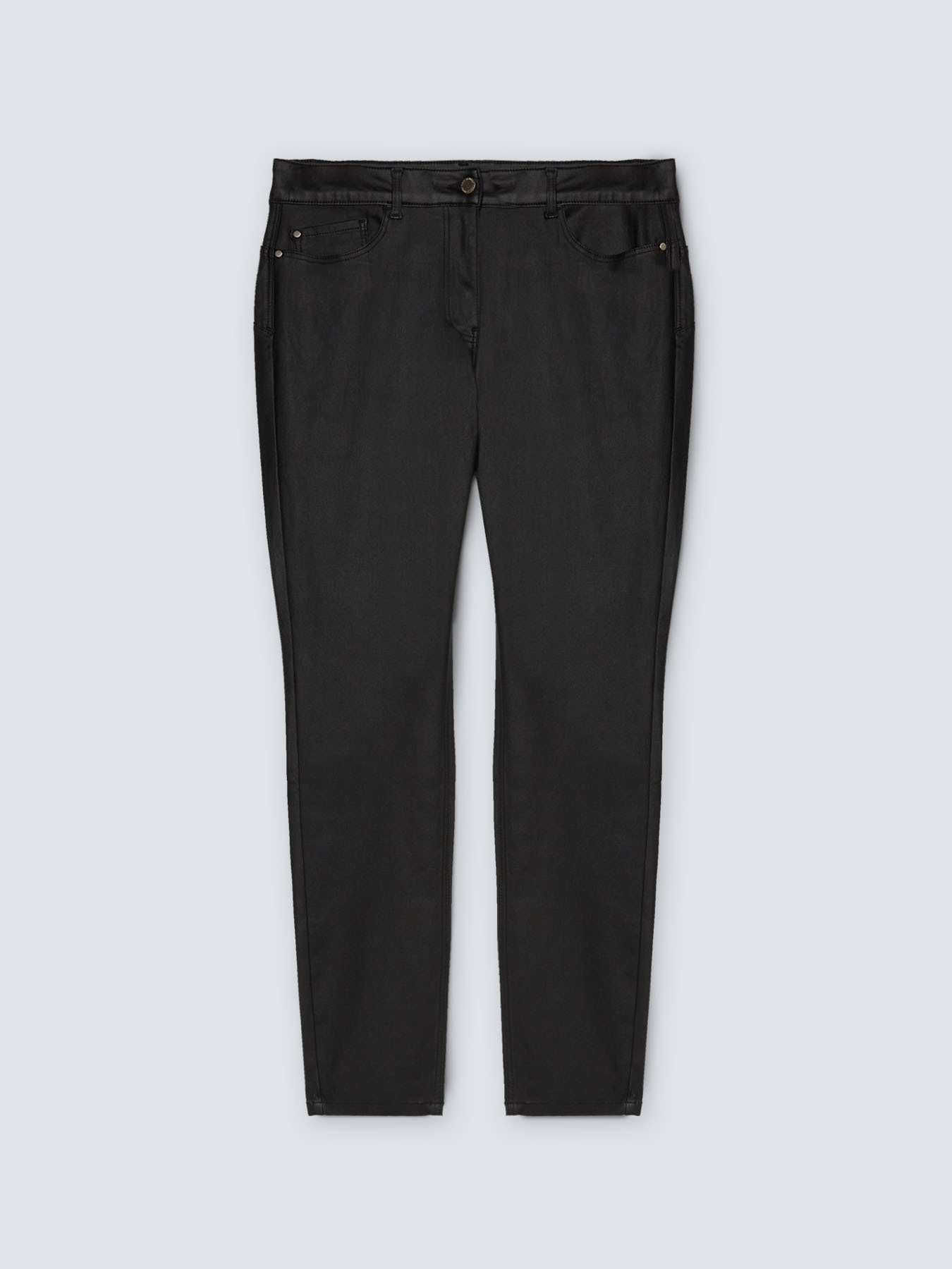 Giada skinny trousers with coating image number 4