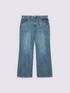 Wide Leg Jeans in Stone-Washed-Optik image number 4