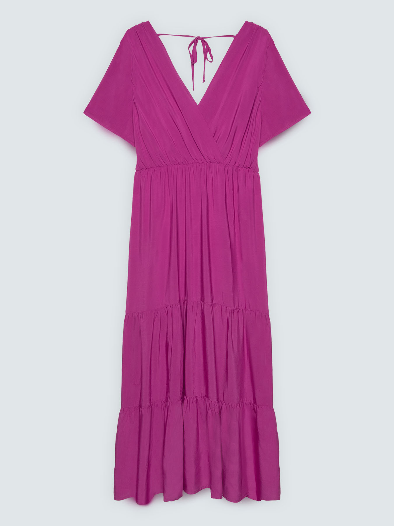 Long Smile viscose dress image number 4
