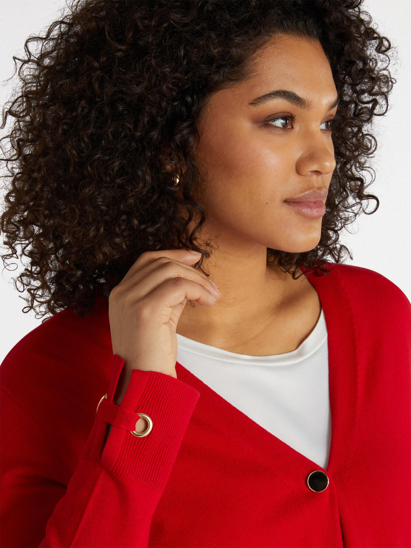 Cardigan with detail on sleeve image number 0