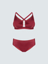 Bikini mit Nieten und Cut-out-Muster image number 1
