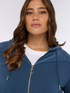 Open hoodie with floral embroidery image number 3