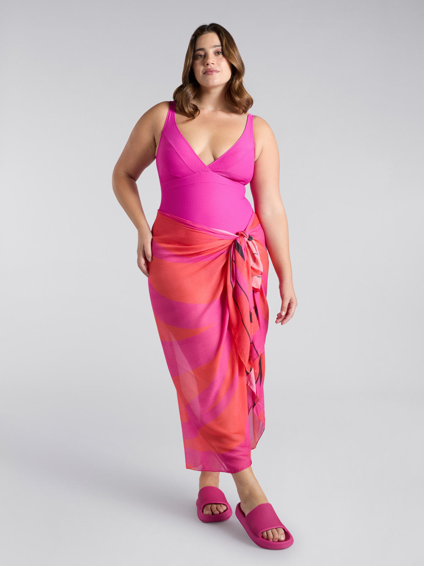 Printed sarong image number 0