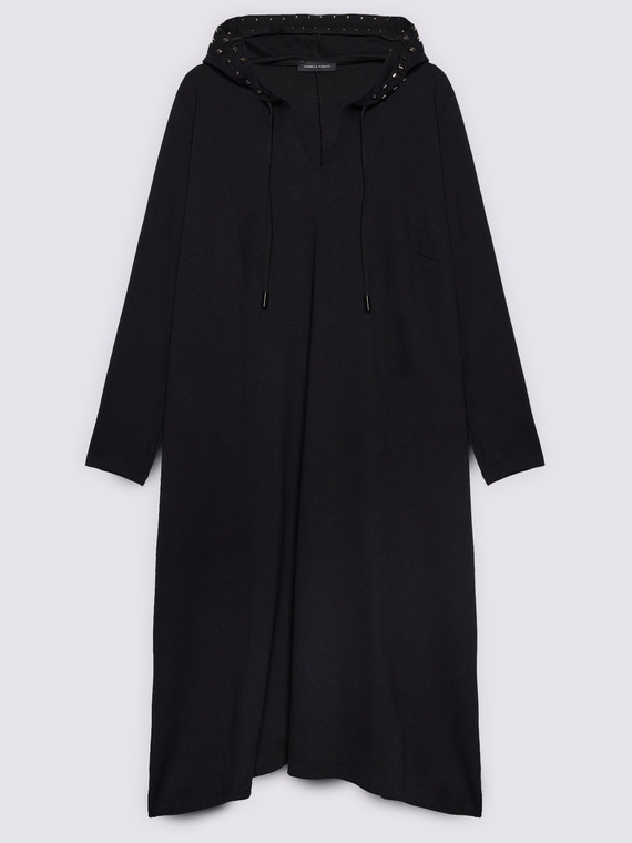 Robe longue &agrave; capuche